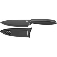 WMF Touch Kochmesser, 24 cm, Messer mit Schutzhuelle, Spezialklingenstahl antihaftbeschichtet, scharf, Klinge 13 cm, schwarz
