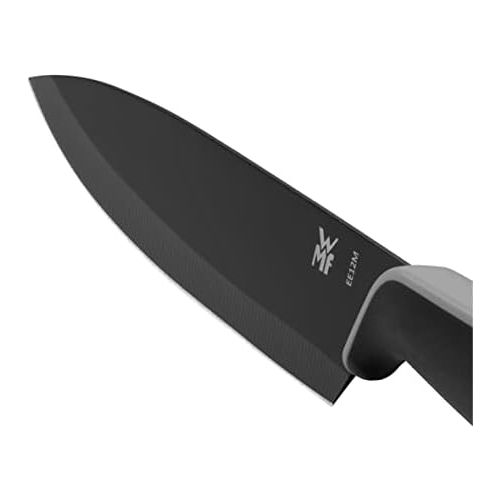 더블유엠에프 WMF Touch Kochmesser, 24 cm, Messer mit Schutzhuelle, Spezialklingenstahl antihaftbeschichtet, scharf, Klinge 13 cm, schwarz