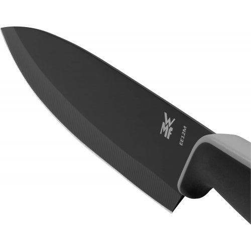 더블유엠에프 WMF Touch Kochmesser, 24 cm, Messer mit Schutzhuelle, Spezialklingenstahl antihaftbeschichtet, scharf, Klinge 13 cm, schwarz