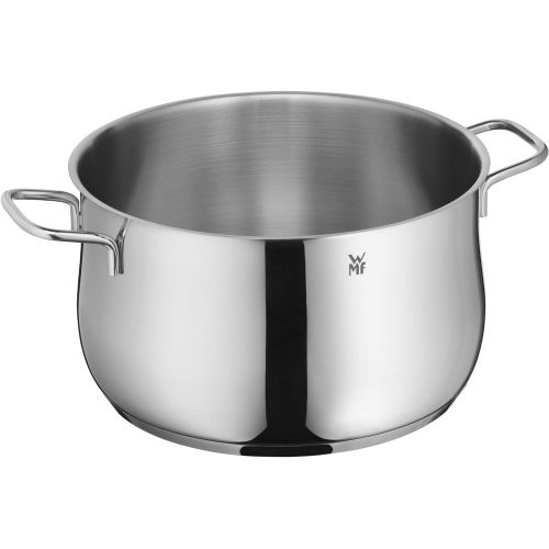 더블유엠에프 WMF Diadem Plus Low Casserole with Lid, 18/10 Stainless Steel, 24 cm