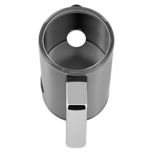 더블유엠에프 WMF Stelio Electric Milk Frother 500 Watt 150 - 250 ml Non-Stick Coating Wireless for Hot and Cold Milk Frother Hot Chocolate Cromargan Matte / Silver