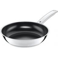 WMF Durado frying pan, Cromargan stainless steel coating, ceramic coating, induction, oven-safe, PFOA-free, silver, 24 cm