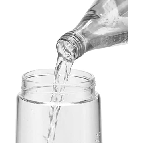 더블유엠에프 WMF Nuro Water Carafe 1.0 L with Handle Height 29.7 cm Glass Carafe CloseUp Closure Black