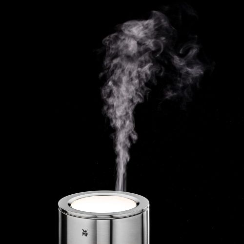 더블유엠에프 WMF Ambient Aroma Diffuser, 150 ml, 4 Hours Nebuliser, Decorative Light, 7 Colours, Fog Outlet Opening, Matte Stainless Steel