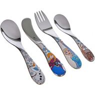 WMF Disney Frozen Childrens Cutlery Set 4 Pieces from 3 Years Stainless Steel Cromargan Polished Dishwasher-Safe Colourfast Food-Safe, 22 x 16 x 3 cm