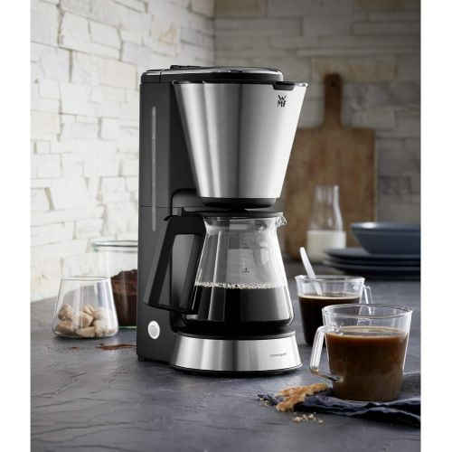 더블유엠에프 WMF Kitchen Nminis Aroma Filter Coffee Maker with Glass Jug, 760W fuer 5Tassen, Compact, Space-saving Design Warm Plate with Automatic Cut-Off Contact