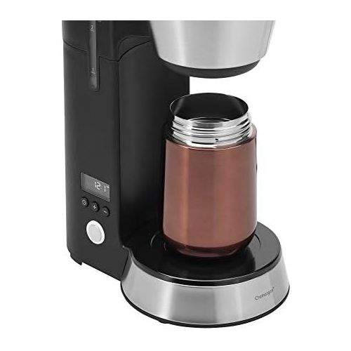더블유엠에프 WMF Impulse Travel Mug, Thermal Cup 0.3 l, Automatic Closure, 360° Drink Opening, Keeps Drinks Warm for 6 Hours / 12 Hours Cold, Copper