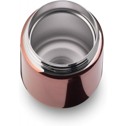 더블유엠에프 WMF Impulse Travel Mug, Thermal Cup 0.3 l, Automatic Closure, 360° Drink Opening, Keeps Drinks Warm for 6 Hours / 12 Hours Cold, Copper