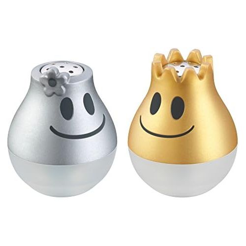 더블유엠에프 WMF McSalt 1284496040 Salt Shakers Set of 2 Silver and Gold