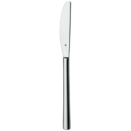 더블유엠에프 WMF Palermo Mono Dinner Knife 23.2 cm, Cromargan Polished Stainless Steel, Shiny, Monobloc Knives, Dishwasher Safe
