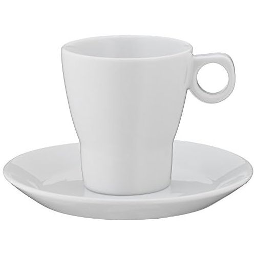 더블유엠에프 WMF Barista Cafe Creme Cup with Saucer 150 ml Porcelain Dishwasher Safe