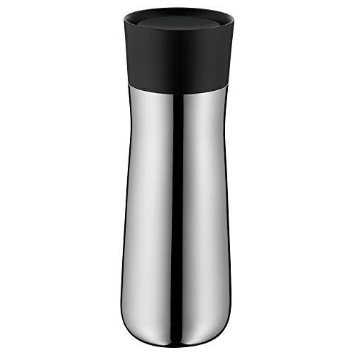 더블유엠에프 WMF Cromargan Stainless Steel Insulated Thermal Beaker 0.35Litre Height 22cm Diameter 7,4cm Automatic Closure 360° Isolierkern Drink Double Walled Stainless Steel