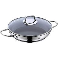 WMF Devil Serving Saute Pan 26 cm with Glass Lid Cromargan Stainless Steel Coating Induction Ceramic Coating Oven-Proof