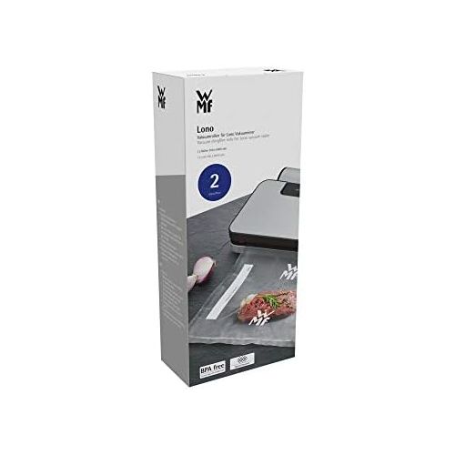 더블유엠에프 WMF Lono Vacuum Sealer Rollers 2 Rolls 60 x 30 cm 4 Layer Foil Textured Smooth Side BPA Free Transparent