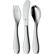 WMF Childrens Cutlery Set 3-Piece Cuddle Cromargan Stainless Steel 18/10 Polished for 1-3 Years Engraving Cutlery