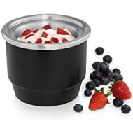 WMF KUECHENminis Gefrierbehalter als Erweiterung fuer Eismaschine 3-in-1 fuer Frozen Yoghurt, Sorbet und Eiscreme, 300 ml, schwarz