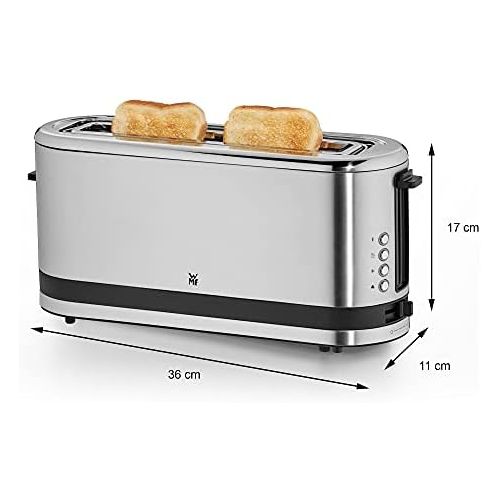 더블유엠에프 WMF Kuechenminis Long Slotted Toaster with Integrated Bun Warmer