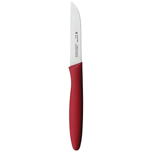더블유엠에프 WMF Vegetable Knife Steel with Plastic Handle Length 20 cm Red, red, 19.6 x 2.2 x 0.8 cm