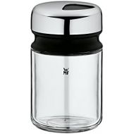 WMF Depot universal spreader 100ml, with aroma lid, spice jar, coarse scatter pattern, glass, Cromargan stainless steel, dishwasher-safe