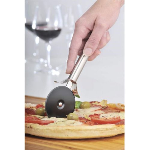 더블유엠에프 WMF Profi Plus Pizza Cutter, Non-Stick Coating, 19.8 cm, Cromargan Stainless Steel, Partially Matte, Dishwasher-Safe