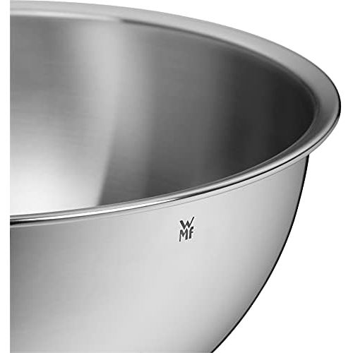 더블유엠에프 WMF Gourmet Bowl Set for Kitchen 4-Piece Stainless Steel Cromargan Multifunctional Mixing Bowl, Salad Bowl, Serving Bowl, Stackable