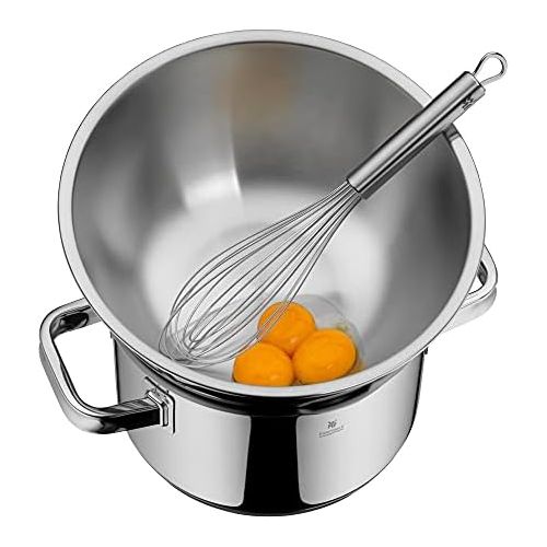 더블유엠에프 WMF Gourmet Bowl Set for Kitchen 4-Piece Stainless Steel Cromargan Multifunctional Mixing Bowl, Salad Bowl, Serving Bowl, Stackable