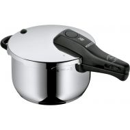 Visit the WMF Store WMF Perfect pressure cooker induction, pressure cooker 4.5l, 22 cm, Cromargan stainless steel polished, 2 heat settings, one-hand heat control