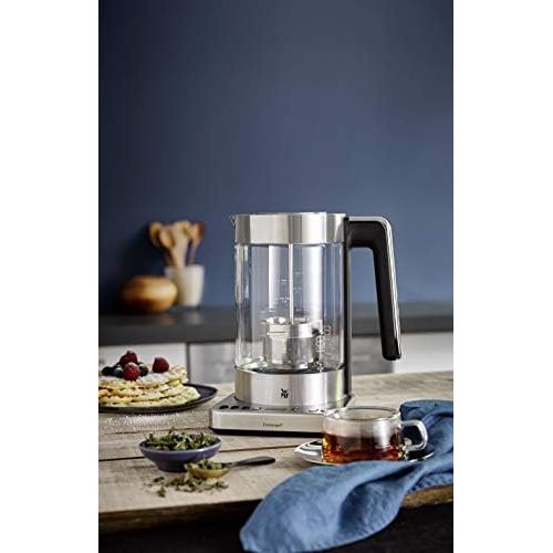 더블유엠에프 [아마존베스트]WMF Lono 2 in 1 Vario kettle, with temperature setting, 1.4 - 1.7 l, 3000 W, glass tea maker with tea strainer, keep warm function