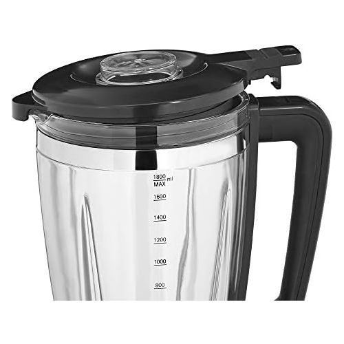 더블유엠에프 [아마존베스트]WMF Kult Pro Stand Mixer (1400 Watt, 25,000 rpm, Glass Container 1.8 L, Smoothie, Ice Crush and Interval Function)