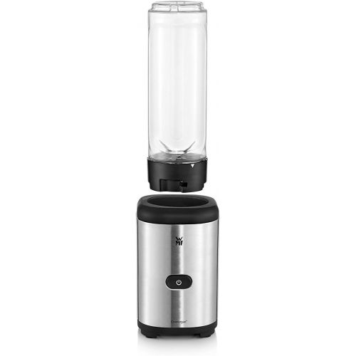 더블유엠에프 [아마존베스트]WMF Kult X Mix & Go Smoothie Mini Blender / Maker, 300 Watt, with 2 blender jars / bottle 0,6l, Tritan bottle, BPA-free, shatterproof