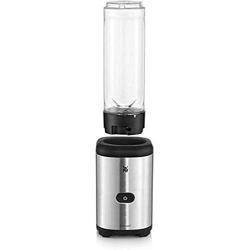 더블유엠에프 [아마존베스트]WMF Kult Mix & Go Smoothie Mini Blender, Smoothie Maker, 300 Watt, Tritan Bottle, Silver + Kult X Mix & Go Bottle 0.3 l, fits for KULT X Mix & Go, BPA-free, shatterproof