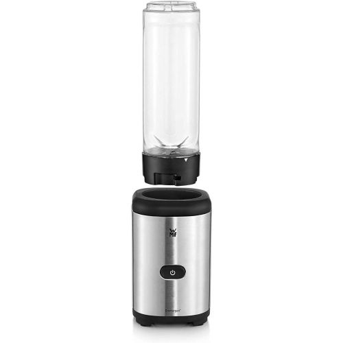 더블유엠에프 [아마존베스트]WMF Kult Mix & Go Smoothie Mini Blender, Smoothie Maker, 300 Watt, Tritan Bottle, Silver + Kult X Mix & Go Bottle 0.3 l, fits for KULT X Mix & Go, BPA-free, shatterproof