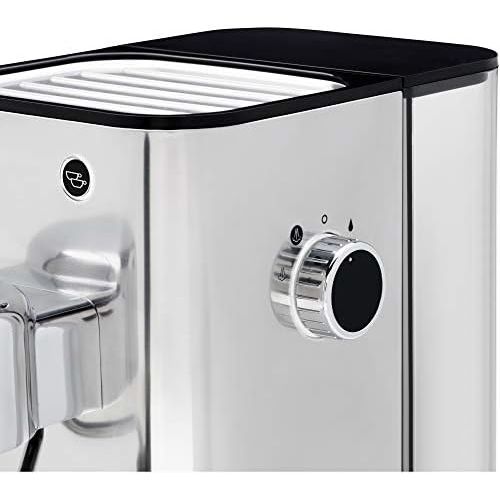 더블유엠에프 [아마존베스트]WMF Lumero Portafilter Espresso Machine (1400 Watts with 3 Inserts, for 1-2 Cups Espresso, also for Pads, 15 Bar, Cup Stand Area, Milk Frothing Nozzle)