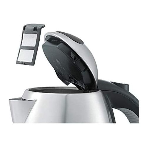 더블유엠에프 [아마존베스트]WMF Stelio stainless steel kettle, 1.2l, with filter, 2400 W, wireless, illuminated water level indicator, lime water filter, matt cromargan