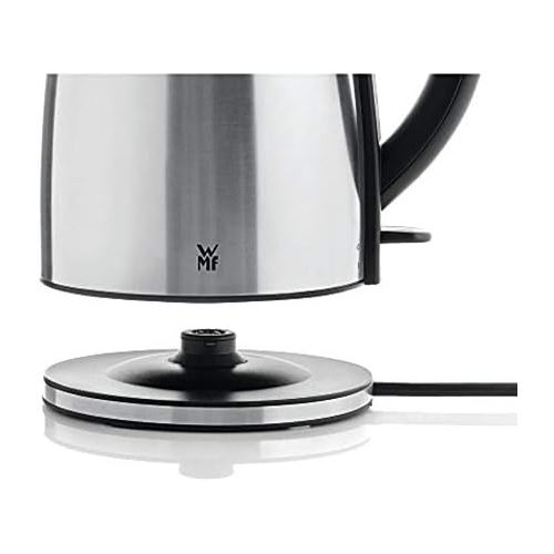 더블유엠에프 [아마존베스트]WMF Stelio stainless steel kettle, 1.2l, with filter, 2400 W, wireless, illuminated water level indicator, lime water filter, matt cromargan