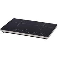 [아마존베스트]WMF Kult X Double Induction Hob, Up to 28 cm, 2 Cooking Zones, 8 Power Levels, Pot Detection, Touch Display, Glass Ceramic, Timer Function, 3500 W