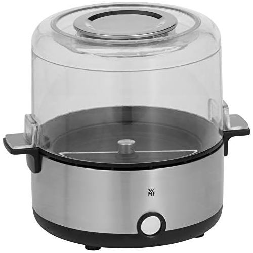 더블유엠에프 [아마존베스트]WMF KITCHENminis Popcorn Machine for Home, Popcorn Maker, Coated Heating Plate, Lid as Serving Bowl, Butter Melt Opening, Popcorn with Sugar and Salt, Space Saving, Stainless Steel