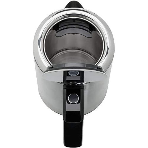 더블유엠에프 [아마존베스트]WMF Lono Double Walled Kettle, 2400 Watt, 1.3 litres, Safety Touch, Internal Water Level Indicator, Limescale Filter, Cromargan Matte/Silver