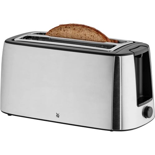 더블유엠에프 [아마존베스트]WMF Bueno Pro Toaster, Long Slot, Double Slot for 4 Slices of Toast or 2 Slices of Bread, XXL Toast, Warm-up Function, 6 Browning Levels, Matt Stainless Steel