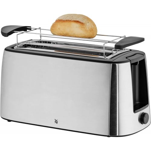 더블유엠에프 [아마존베스트]WMF Bueno Pro Toaster, Long Slot, Double Slot for 4 Slices of Toast or 2 Slices of Bread, XXL Toast, Warm-up Function, 6 Browning Levels, Matt Stainless Steel