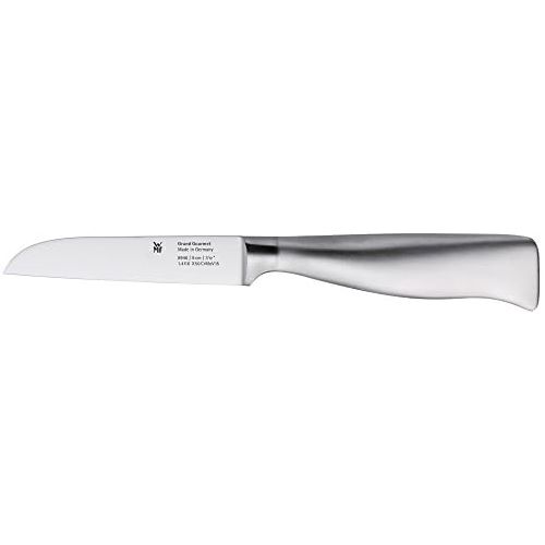 더블유엠에프 [아마존베스트]WMF Grand Gourmet knife block with knife set, 5 pieces, special blade steel, 4 knives forged, stainless steel block, bristle insert, performance cut