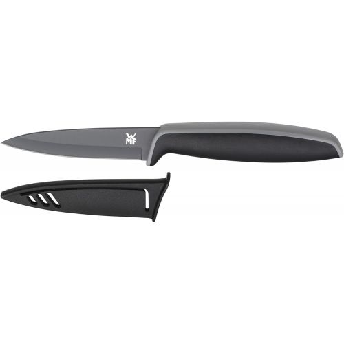 더블유엠에프 [아마존베스트]WMF Touch chefs knife, knife with protective cover, special blade steel non-stick coated, sharp, 20 cm, black