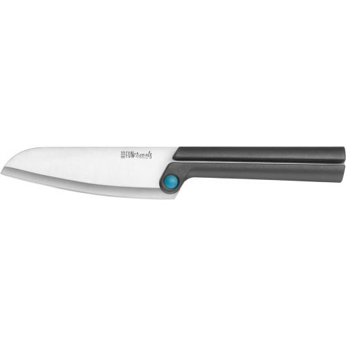 더블유엠에프 [아마존베스트]WMF Touch chefs knife, knife with protective cover, special blade steel non-stick coated, sharp, 20 cm, black