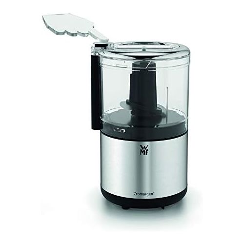 더블유엠에프 WMF KUECHENminis Cromargan Matt Space Saving Multi Chopper with One Handed Operation and Removable Container (0.3L) 65 W