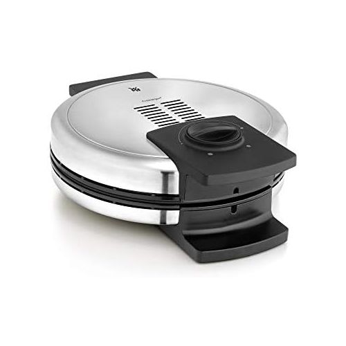 더블유엠에프 WMF Lono Waffle Iron Edition, Heart Waffle Iron, Continuously Adjustable Browning Degree, Matte Stainless Steel & Lono Crepes Maker Creperie with Spatula and Dough Distributor, 160