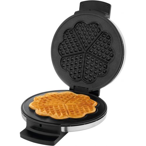 더블유엠에프 WMF Lono Waffle Iron Edition, Heart Waffle Iron, Continuously Adjustable Browning Degree, Matte Stainless Steel & Lono Crepes Maker Creperie with Spatula and Dough Distributor, 160