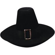 WMU Distortions Unlimited Halloween Party Pilgrim Puritan Hat - Medium Black