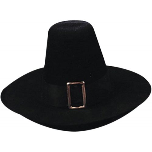  할로윈 용품WMU Distortions Unlimited Halloween Party Pilgrim Puritan Hat - Medium Black