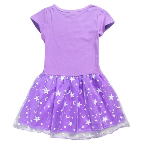  WNQY Vampirina Little Girls Dress Princess Cartoon Party Dress