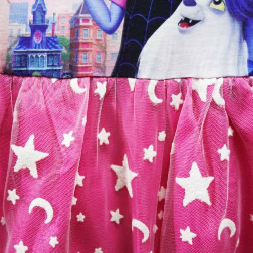  WNQY Vampirina Little Girls Dress Princess Cartoon Party Dress